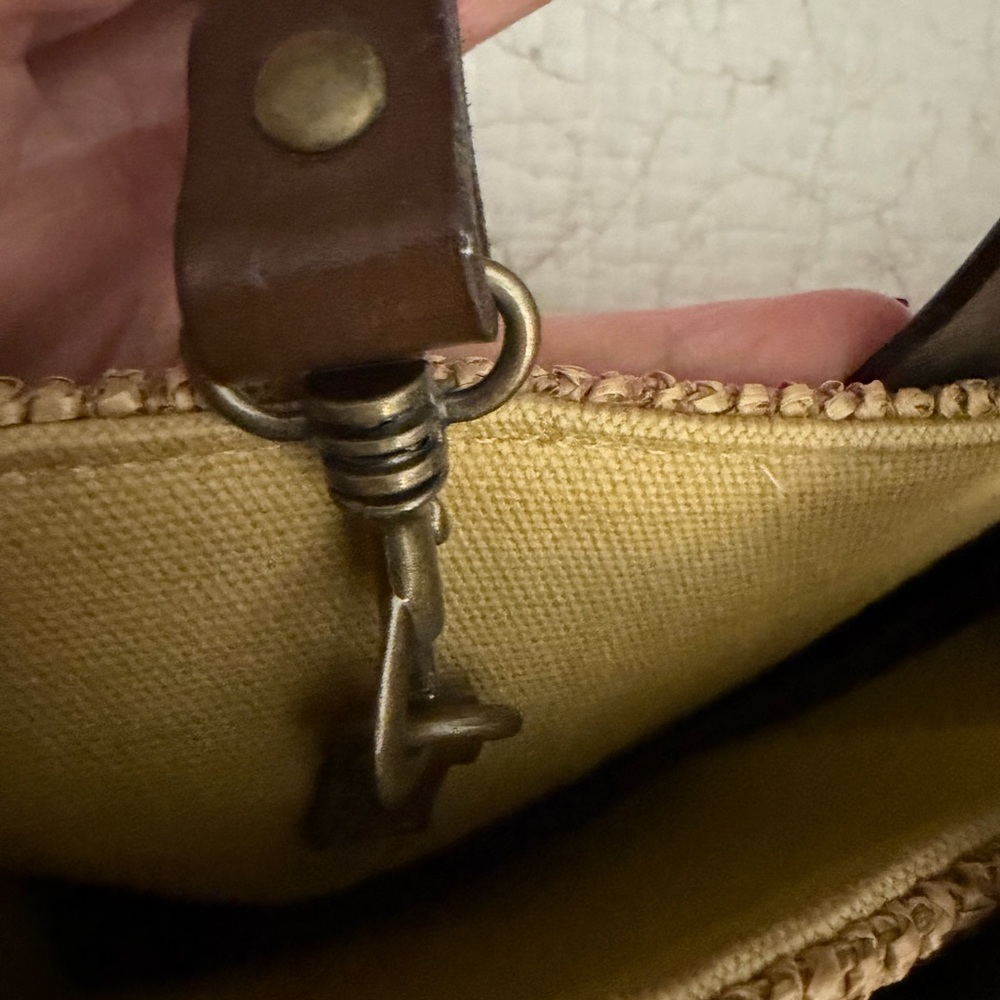 Hobo International Grand Shopped Brown Tote Bag Natural - Picture 6 of 6